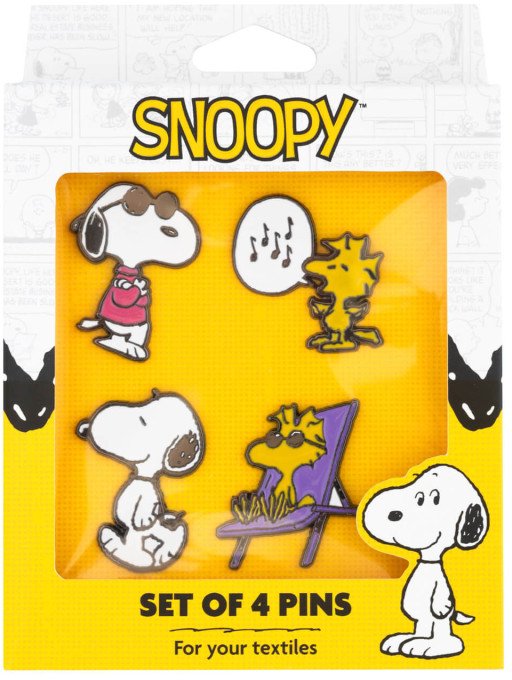 Snoopy Pin Set Set Of 4 Pins