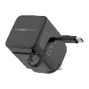 Momax 1-Charge 65W Gan 1 Port Charger With Built-In Usb-C Cable - Black
