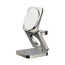 Momax Q2 Mag Go Qi 2 15W 3In1 Magnetic Wireless Charging Stand - Titanium