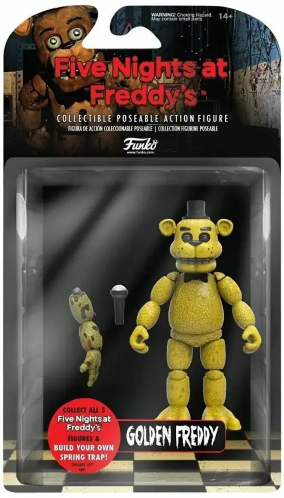 Action Figure: Five Nights at Freddy's - Golden Freddy