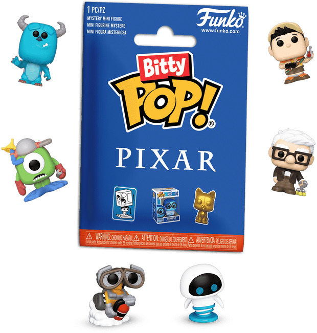 Bitty Pop! Disney: Pixar Singles 32 pcs PDQ