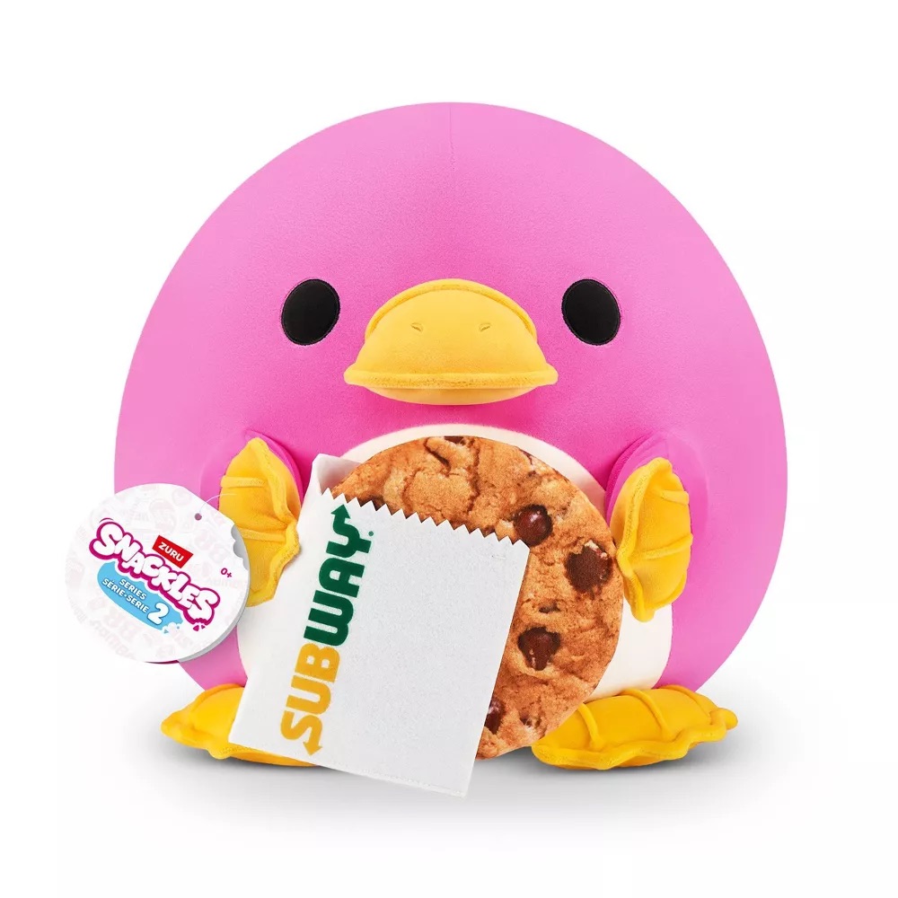 Snackles-Plush 8"-Series 2-Plush 8" Platypus&Subway (Cookie)-Mail Box,1Pcs/Mail Box,18Pcs/18 Mail Box/Ctn 