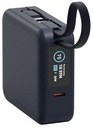 Energea Magpac Mini Plus 10000Mah Magsafe Compatible Power Bank With Built-In C Cables & Display - Blue