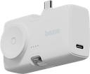 Bazic Gopower Koda, 3In1 5000Mah Foldable Usb-C / Lightning Pin Powerbank With Apple Watch Charger - Vanilla