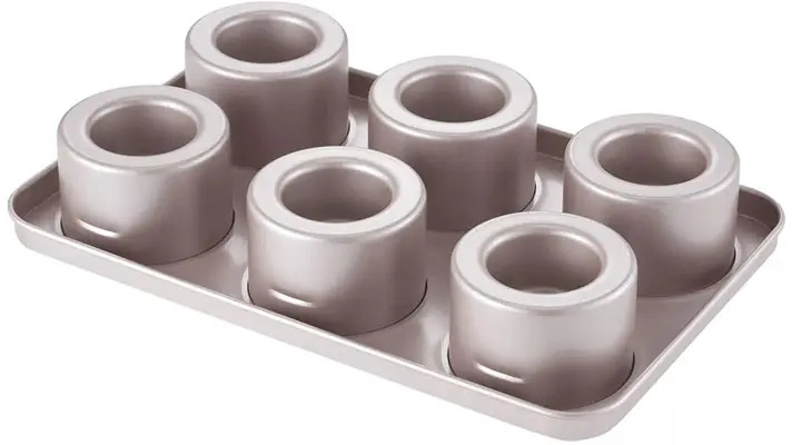Bowl Cake Pan Non-Stick 6Cavs