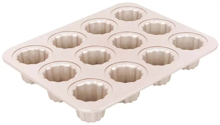 Cannele Non-Stick Mould 12Cavs