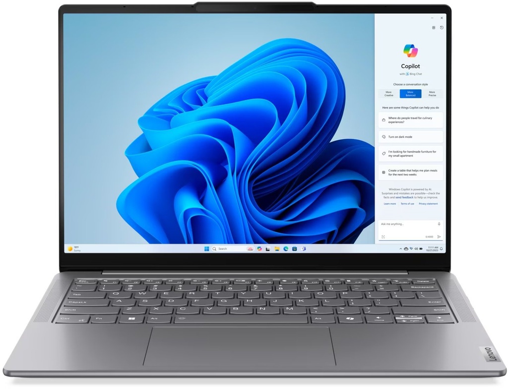 Lenovo Yoga Slim 7 14IMH9 (Ultra 7 155H, 32GB/1TB, 14" WUXGA OLED, Luna Grey, Win11) 2 Yrs P-Warranty