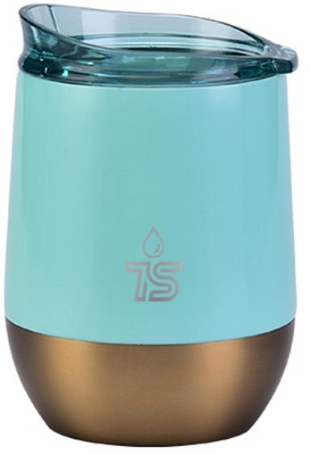Ts Copper Blue Stainless Steel Coffee  Cup 350Ml