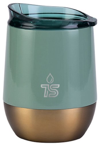 Ts Dark Teal Stainless Steel Coffee  Cup
350Ml