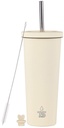 Blush Pink Tumbler With Strow
830Ml