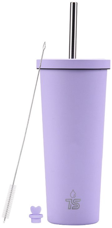 Orchid Tumbler With Strow
830Ml