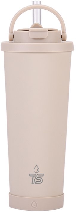 Flamingo Double Wall Tumbler With Strow 830Ml
