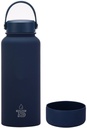 Ts Wide Mouth Vacuum Bottle Dark Blue 1000Ml 