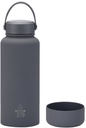 Ts Wide Mouth Vacuum Bottl Ggrey 1000Ml 