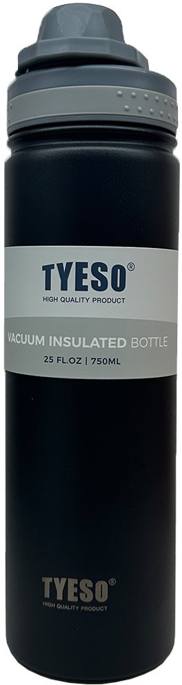 Tyeso Revive Sports  Bottle  750Ml Black