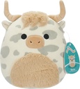 Squishmallows 7.5 " Plush - Borsa - Grey Spotted Highland Cow