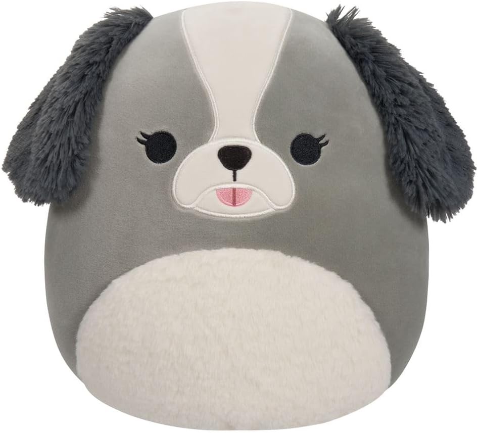 Squishmallows 12" Plush - Malu - Grey Shih-Tzu