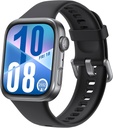 Huawei Watch Fit 4 Black – Black Fluoroelastomer Strap