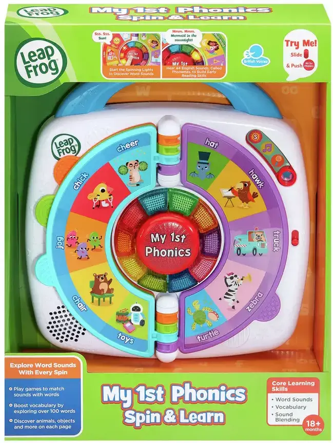 My 1St Phonics Spin & Learn (Lfuk) (Arab)