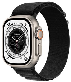 Hoco iWatch WA20 Climbing series alpine loop nylon strap (44/45/46/49mm) Black