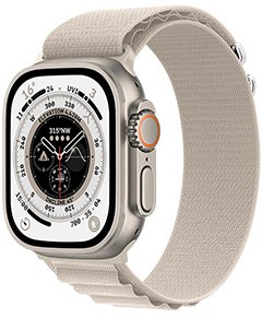 Hoco iWatch WA20 Climbing series alpine loop nylon strap (44/45/46/49mm) Starlight