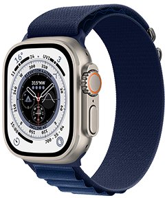 Hoco iWatch WA20 Climbing series alpine loop nylon strap (44/45/46/49mm) Deep Sea Blue