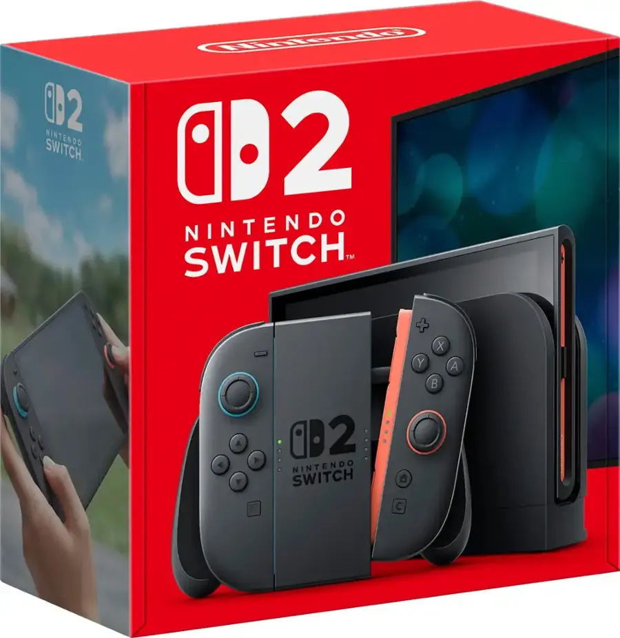 Nintendo Switch 2 Black Joy-Con Console HK Version