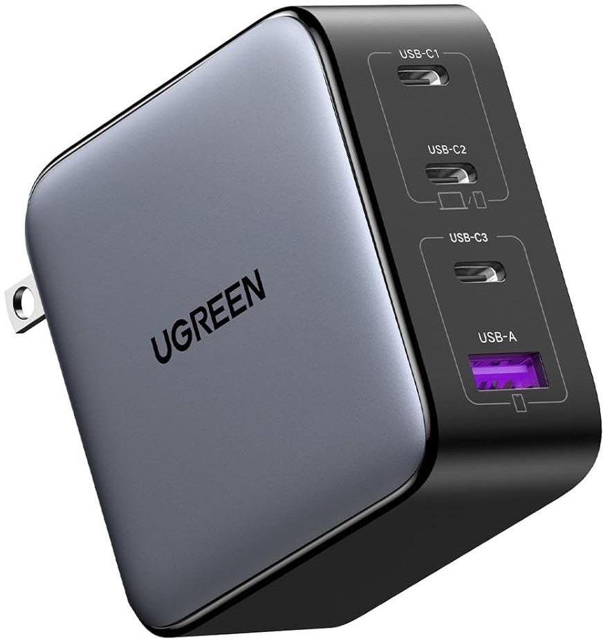Ugreen Nexode 100W Usb C Wall Charger - 4 Ports (Black)