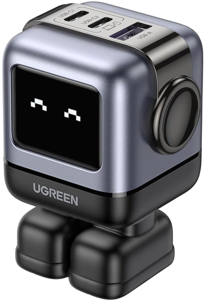 Ugreen Nexode Rg 65W 3-Port Gan Fast Charger Uk Black 