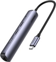 Ugreen Usb C Hub, 5-In-1 Type C Adapter With Gigabit Ethernet, Type C To Hdmi 4K@60Hz, Rj45 Ethernet, Usb C Pd 100W Charging, 2 Usb 3.0 Ports Compatible For Macbook Pro/Air M1 2022, Ipad Pro 2022, Etc