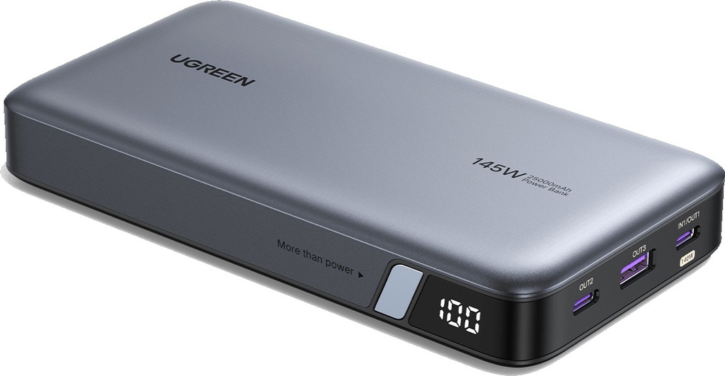 Ugreen 25000Mah 145W Two-Way Fast Charging Power Bank- (Grey)