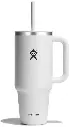 Travel Tumbler 1.2L White W/Straw