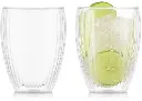 Pavina Dw Glass W/ Ribs 320Ml 2Pcs