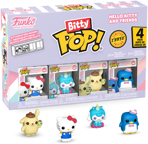 Bitty Pop! Animation: Sanrio - Hello Kitty 4Pk