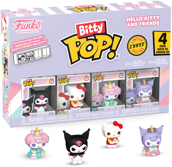 Bitty Pop! Animation: Sanrio - Kuromi 4Pk
