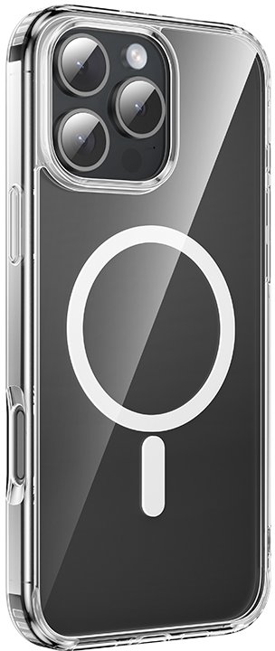 Hoco Dg27 Ip16 Pro Max Ultra-Thin Magnetic Protective Cover, Frosted Transparent