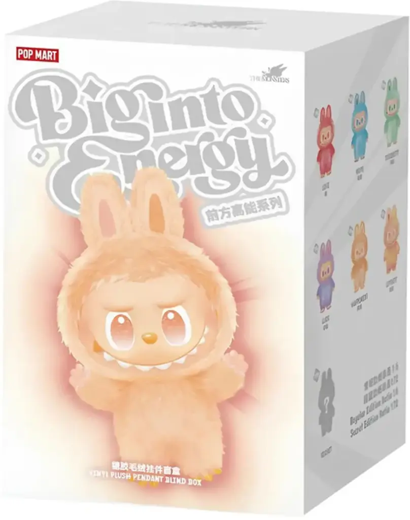 Labubu "The Monsters - Big Into Energy" Series Vinyl Plush Pendant Sealed Case