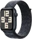Apple Watch SE GPS 44mm Midnight Aluminium Case with Ink Sport Loop 