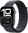 Apple Watch Series 10 GPS 46mm Jet Black Aluminium Case with Ink Sport Loop 