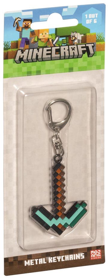 Minecraft Metal Keychains 1-Pk Asst.