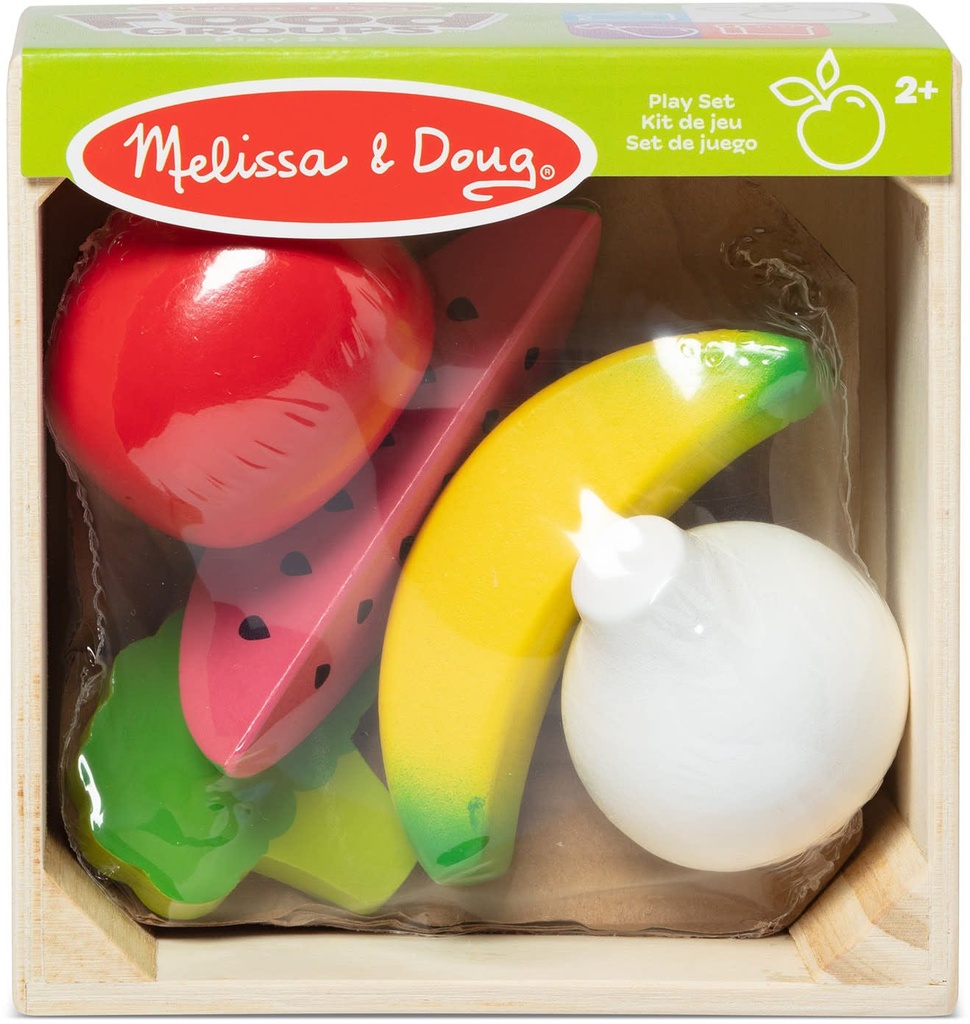 Melissa And Doug Wooden Food Groups Play Set - Produce