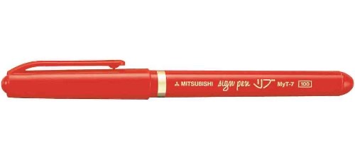 Uni Sign Pen 0.7Mm Red