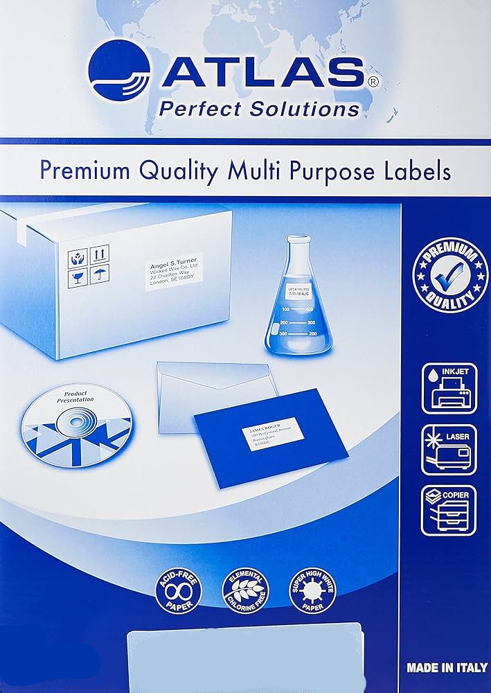 Label Multi Purpose Paper 70X35/ Pak=100Sht