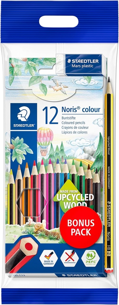 185C12+Noris+Mini Erasr Promo Pack