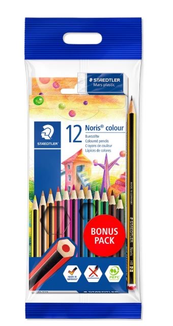 185C12+Noris+Mini Erasr Promo Pack