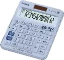 Calculator Check Function Mini Desktop 12 Digits Light Blue MJ-120DPLUSLBWADPW