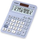 Calculator Basic Function Mini Desktop 12 Digits Light Blue MX-12B-LB-W