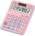 Calculator Basic Function Mini Desktop 12 Digits Pink Light blue MX-12B-PKLB-W-DC