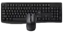 Rapoo X1800Pro Wireless Optical Mouse & Keyboard AR Black