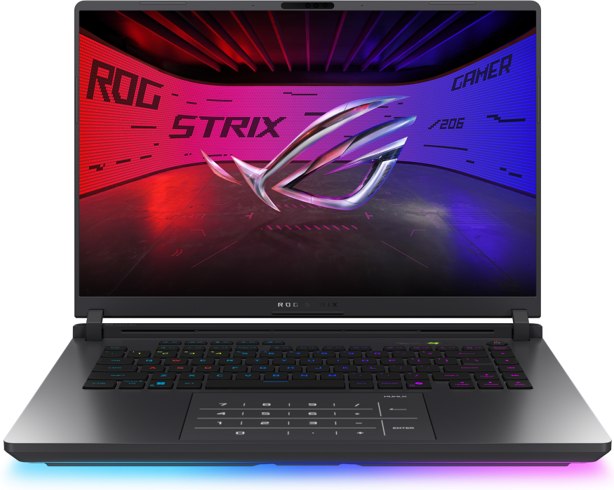 Asus ROG Strix G16 G615LM-G1SU7161W, 16-inch 2.5K (2560 x 1600, WQXGA), Intel® Core™ Ultra 7 Processor 255HX 2.4 GHz, 8GB GDDR7, 16GB RAM, 1TB PCIe M.2 SSD, Gray - U7GB5S65AJ